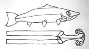 Pictish Fish and Tuning Fork Design