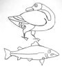 Pictish Duck and Fish